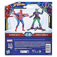 Spider-Man Epic Hero Series Spider-Man vs Green Goblin Action Figures & 2 Accessories (4 Inch)