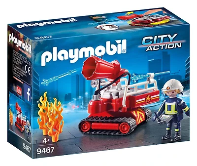 Playmobil - Pompier avec robot d'intervention - 9467