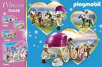 Playmobil - Calèche et couple royal