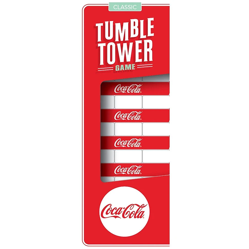 Masterpieces Puzzle Company Coca-Cola Tumble Tower Board Game - English Edition