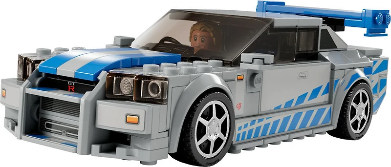 LEGO Speed Champions 2 Fast 2 Furious Nissan Skyline GT-R (R34) 76917 (319 Pieces)