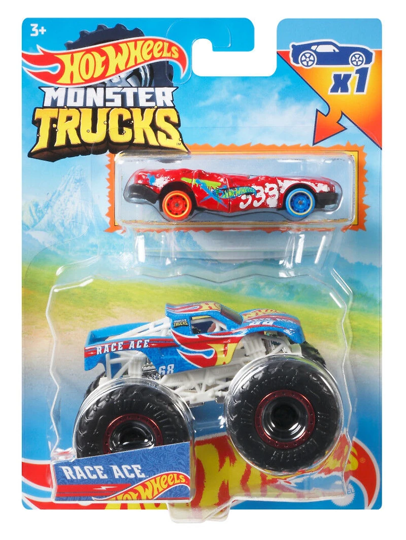 Hot Wheels Monster Trucks Race Ace Vehicle