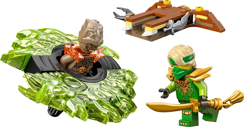 LEGO NINJAGO Lloyd vs. Earth Monster Spinner Building Toy for Boys, Girls, & Kids, Ages 6+ - 71850
