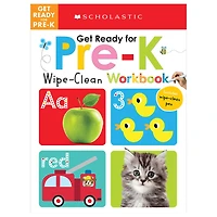 Scholastic Early Learners: Get Ready for Pre-K Wipe-Clean Workbook - Édition anglaise