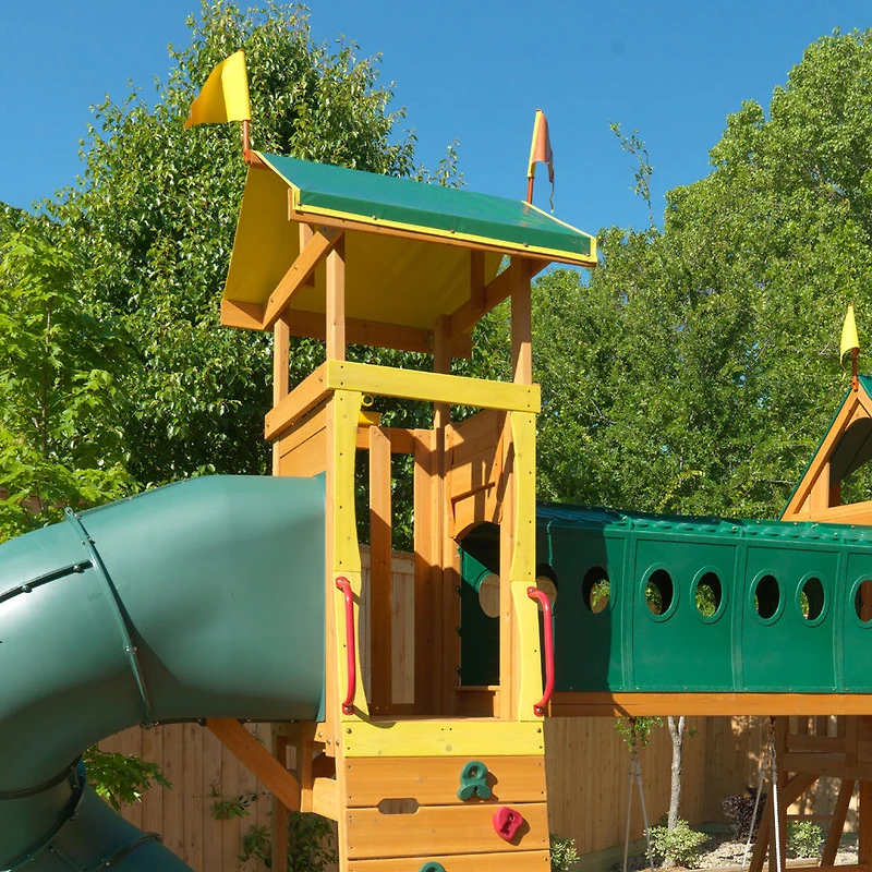 Mockingbird View Wooden Swing Set/Playset