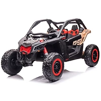 KidsVip 2X24V Can-Am Maverick Buggy w/RC- Black