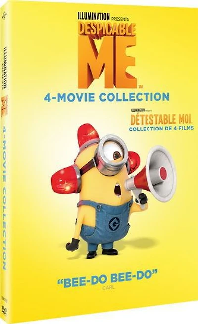 Illumination Presents: 4-Movie Collection (Despicable Me / Despicable Me 2 / Despicable Me 3 / Minions)