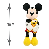 Peluche Mickey Mouse avec Pluto de Disney Classics