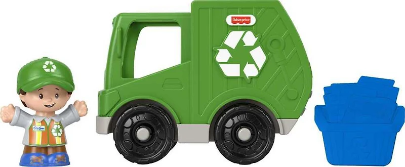 Véhicule à pousser Camion de recyclage Little People de Fisher-Price
