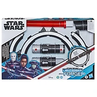 Star Wars Lightsaber Forge, Coffret Masterworks Inquisiteur, Sabre laser électronique à double lame