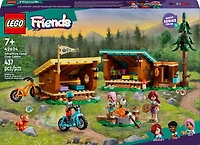 LEGO Friends Adventure Camp Cozy Cabins Camping Toy Set, Nature Playset for Pretend Play 42624