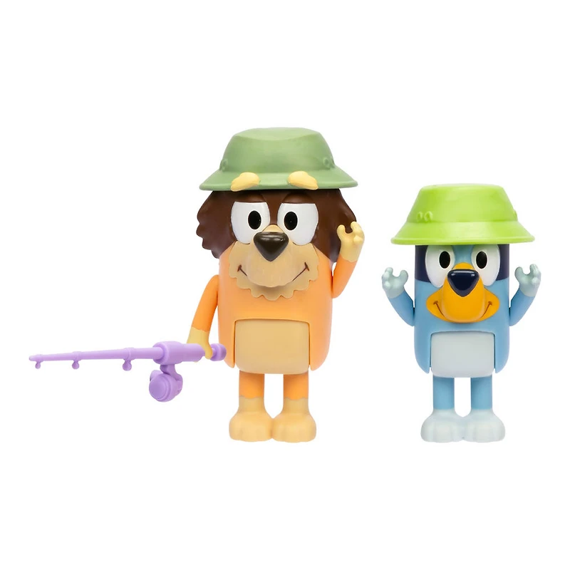 Bluey S11 Figure 2Pk Pêche Avec Grand-Père