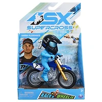 Supercross, Race and Wheelie Bike, Moto collector authentique de Aaron Plessinger, jouets pour enfants à l'échelle 1:18