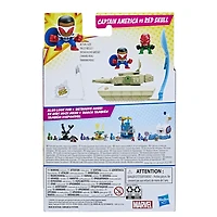 Marvel Stunt Squad, Captain America contre Red Skull, coffret de figurines de 3,5 cm
