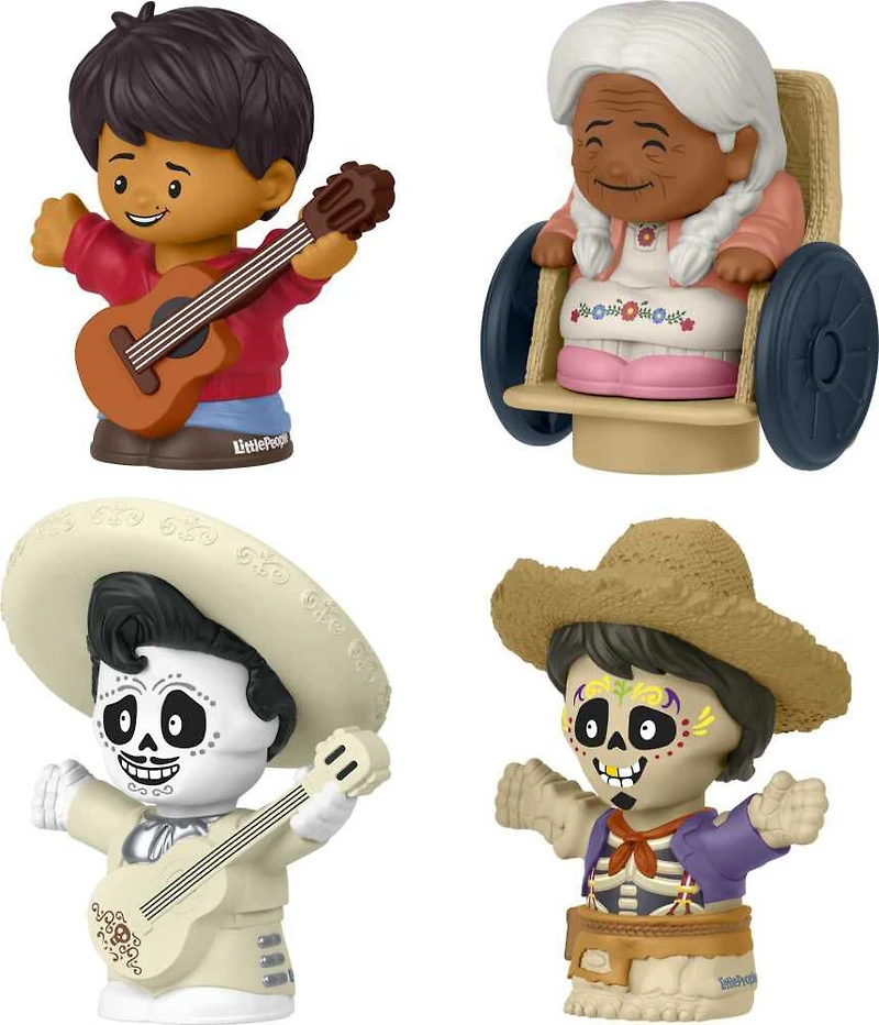 Little People- Disney/Pixar - Coco - Coffret figurines, 4 fig.