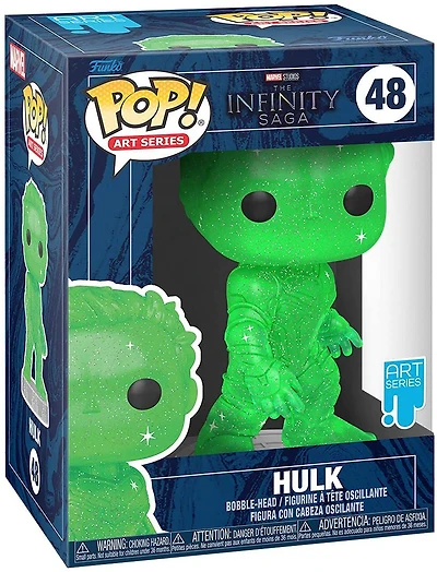 Figurine en Hulk par Funko POP! Art Series: Infinity Saga