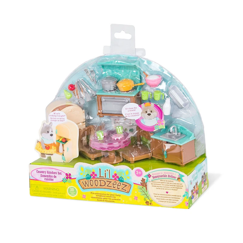 Ensemble De Cuisine, Li'l Woodzeez, Ensemble de cuisine avec meubles