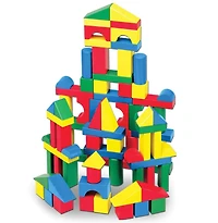 100 Piece Wood Block Set