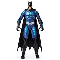 Batman, Figurine articulée Bat-Tech Batman de 30,5 cm (costume noir/bleu