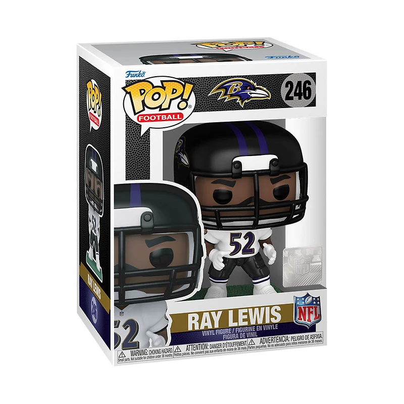 Funko Pop! NFL: Baltimore Ravens - Ray Lewis (White Jersey) Figurine En Vinyle
