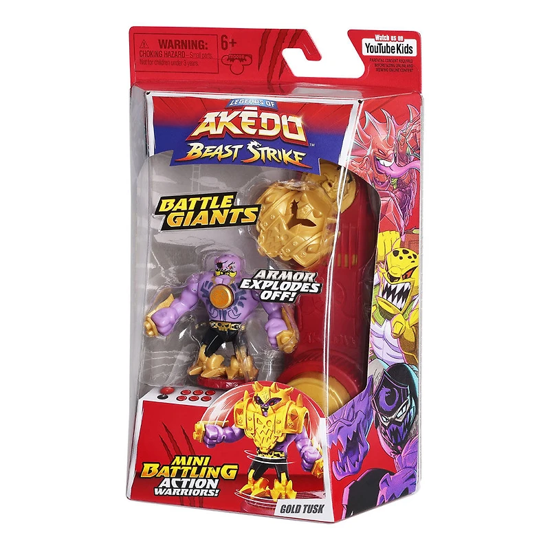 Akedo S5 Giants Beast Single Pk Défense D'Or