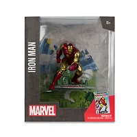 Marvel Iron Man 1:10ème Figure Posée avec Scène - (L'Invincible Iron Man #126)