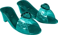 Souliers à talons de costume de princesse sirène Rubies pour enfants