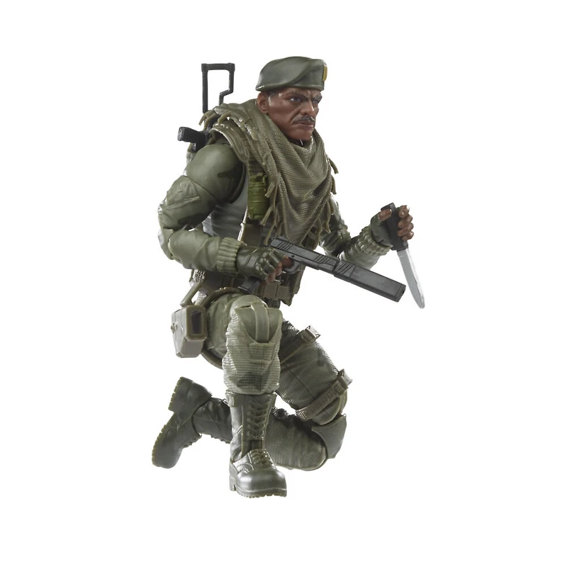 G.I. Joe Classified Series, figurine Lonzo Stalker Wilkinson 46 de collection de 15 cm, nombreux accessoires, emballage spécial