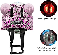 Animiles 3-D kids helmet Pink Leopard one size fits ages 3-8 - English Edition