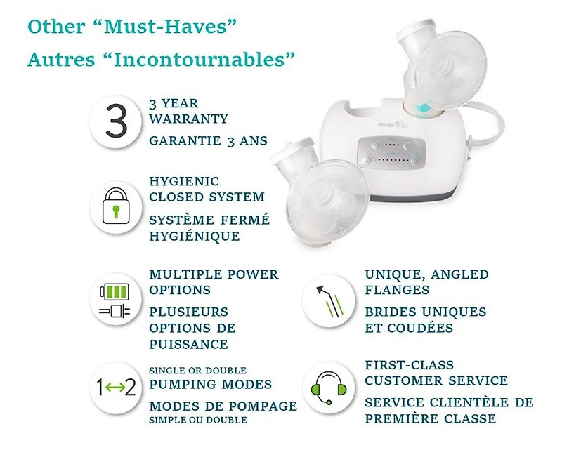 Evenflo Feeding Advanced Double Electric Breast Pump