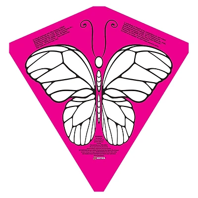 X Kites - Color-Me-Kite - Butterfly