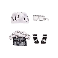 Na Na Na Fuzzy Surprise série 1 Zara Zebra - Poupée-mannequin articulée de 7 po (18 cm)