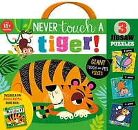 Never Touch A Tiger Jigsaw And Board Book Set - English Edition