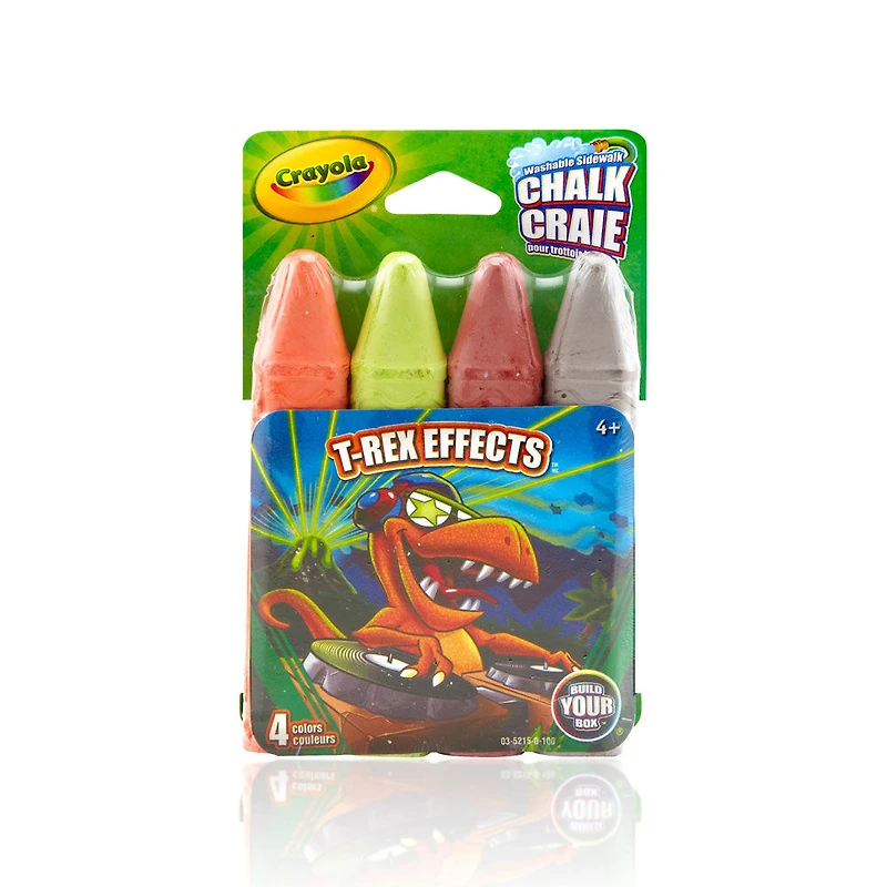 Crayola Washable Sidewalk Chalk, 4 Count