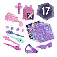 My Little Pony : Marquons les esprits, Fête et beauté, inclut poney et 17 accessoires de beauté - Notre exclusivité