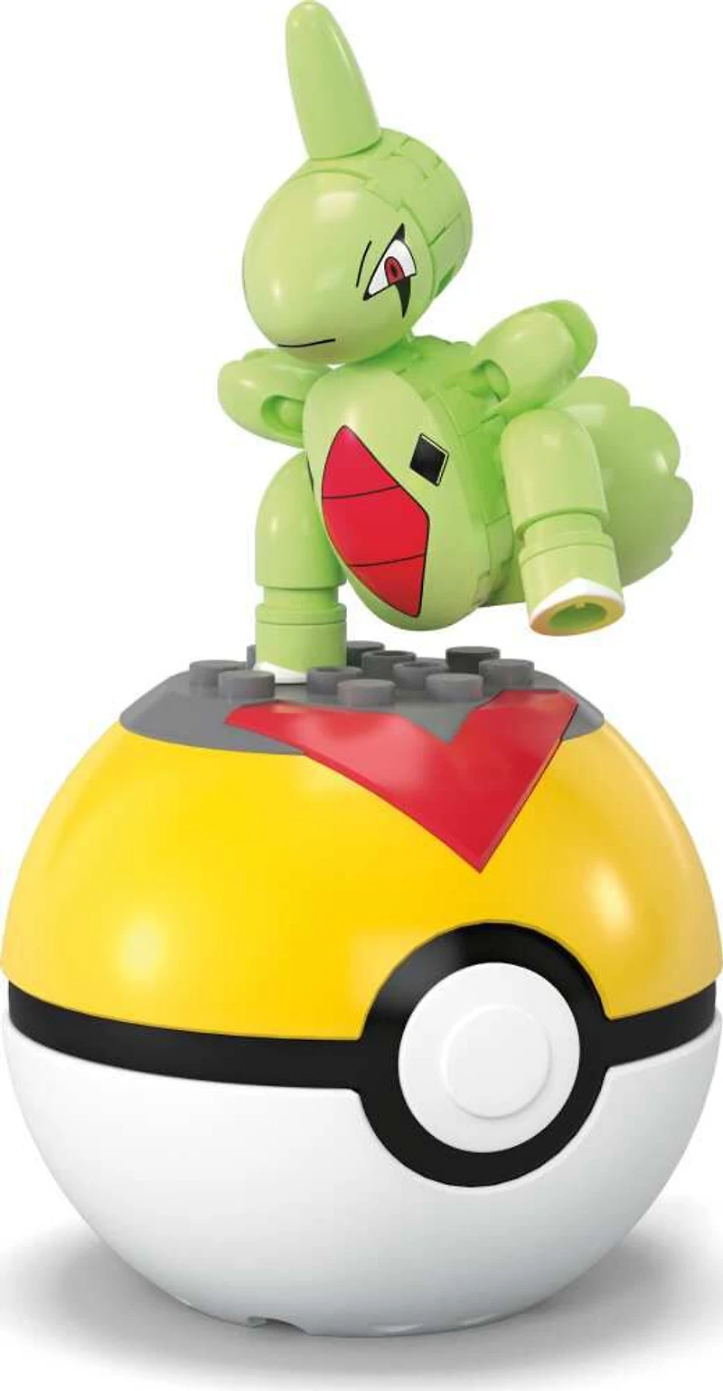 MEGA  Pokémon  Figurine articulée  Embrylex, Pokéball (29pièces)