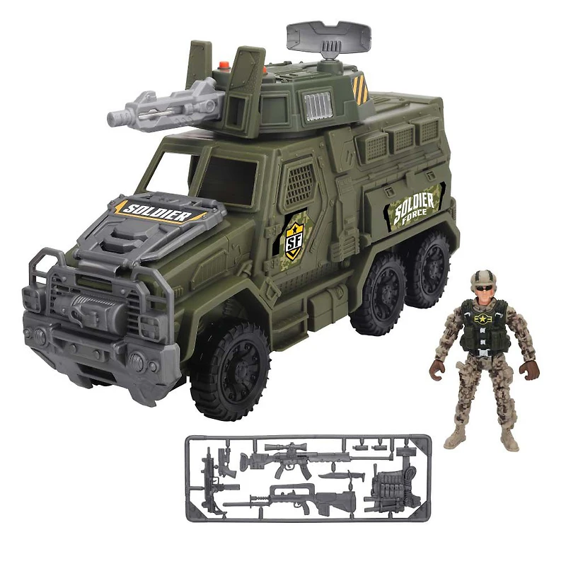 Ensemble de jeu Soldier Force - Camion de commandement tactique