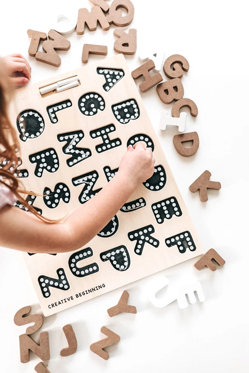 Puzzle alphabet avec base de tableau - Creative Beginning