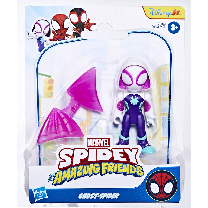 Marvel Spidey et ses Amis Extraordinaires, figurine Ghost-Spider avec accessoire