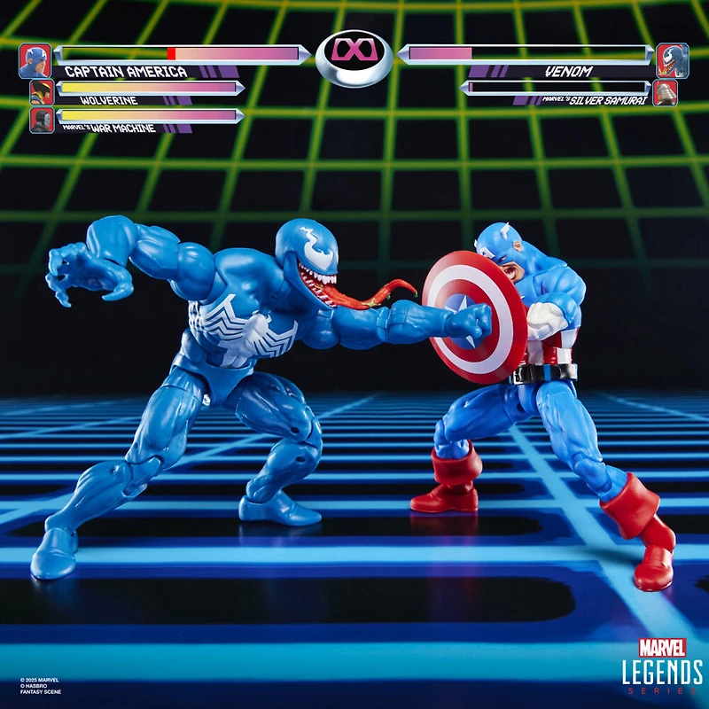 Marvel Legends Series Gamerverse Captain America vs Venom Action Figure Collectibles