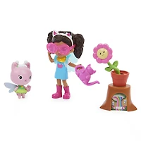 Gabby's Dollhouse, Coffret Flower-rific Garden avec 2 figurines jouets, 2 accessoires, boîte surprise et meuble