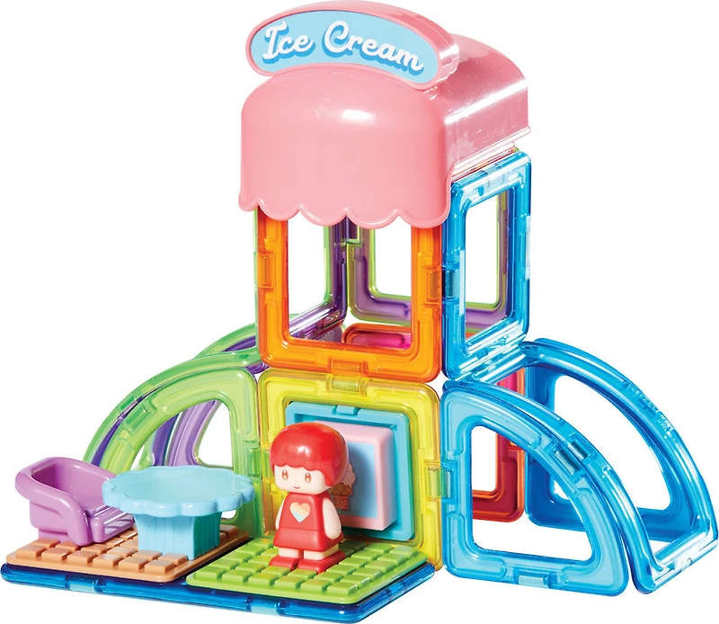 Magformers - Ensemble Magasin de crème glacée