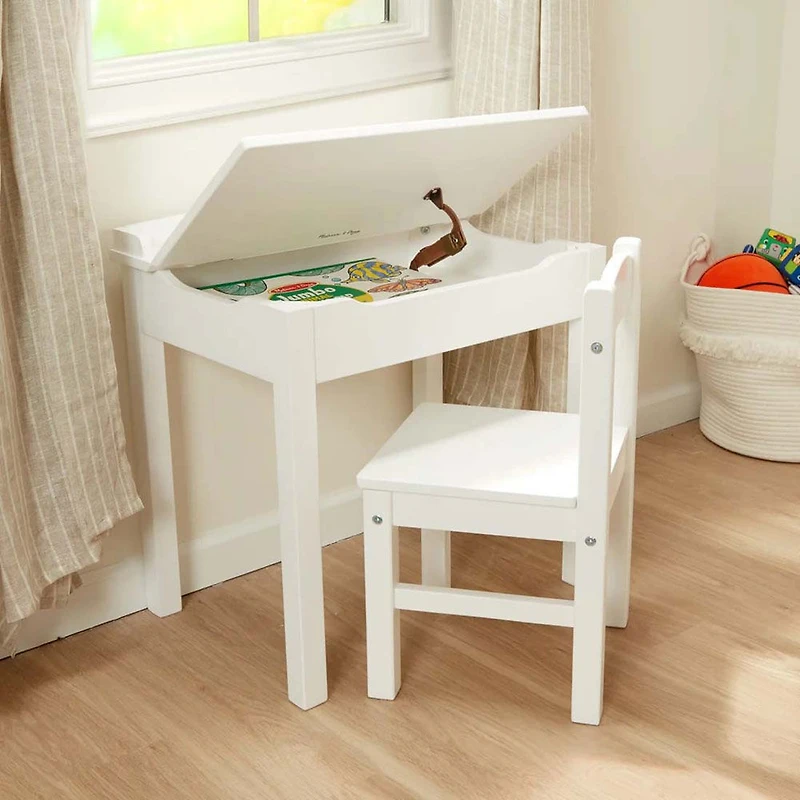 Élévateur pour enfant - Bureau et chaise - Blanc