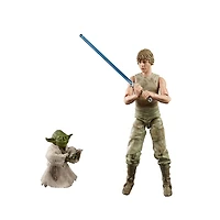 Star Wars The Black Series, Luke Skywalker et Yoda (Entraînement Jedi) de 15 cm, Star Wars : L'Empire contre-attaque, édition 40e anniversaire