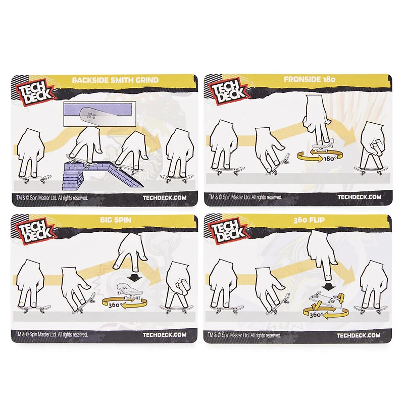 Tech Deck, Flip Skateboards Versus Series, Collectible Fingerboard 2-Pack and Obstacle Set