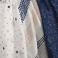 Baby's First by Nemcor 3 Pack Cotton Muslin Receiving Blankets