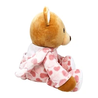 Jesse & Lulu Lounge Sleepover Bear: Pink Heart