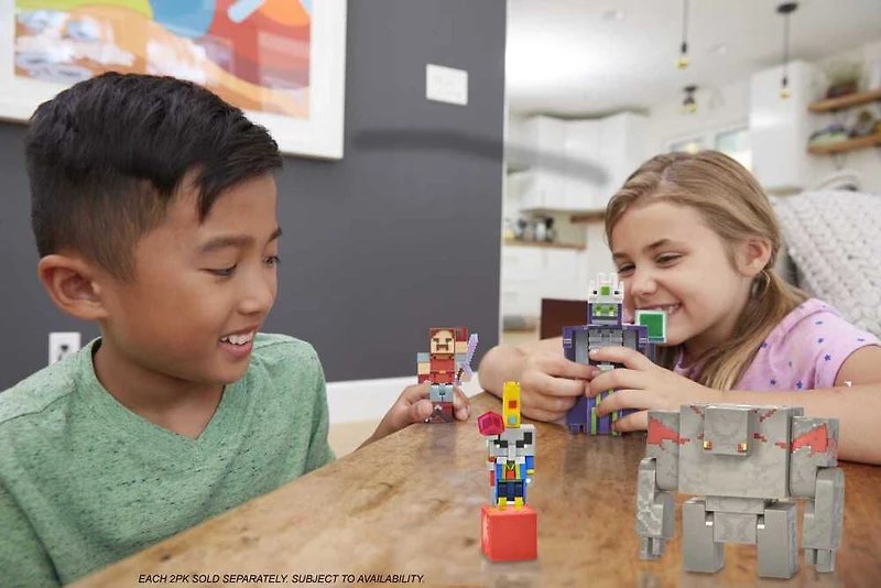 Minecraft- Dungeons - Figurines - Le Sans-Nom et Hal