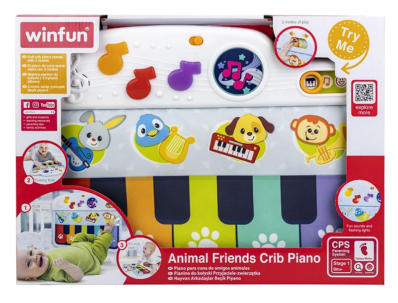 Animal Friends Crib Piano