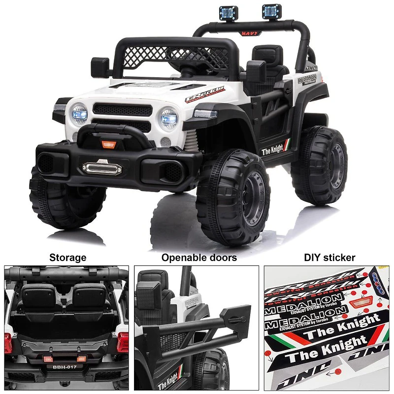 Voltz Toys Jeep avec télécommande